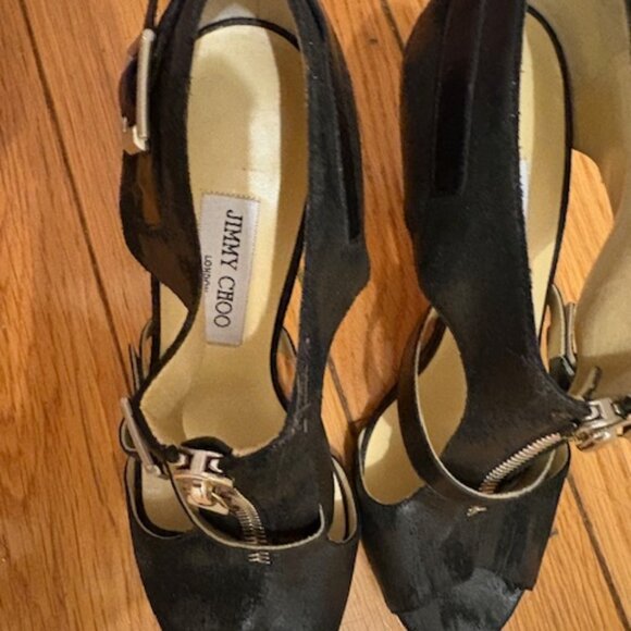 Jimmy Choo Stiletto Gladiator Sandals, Sz 39.5 - Picture 15 of 16